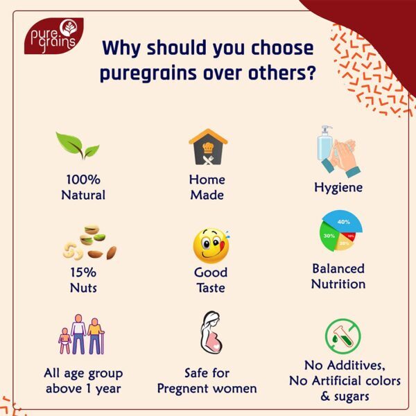 Puregrains Multigrain Health mix powder - Image 3