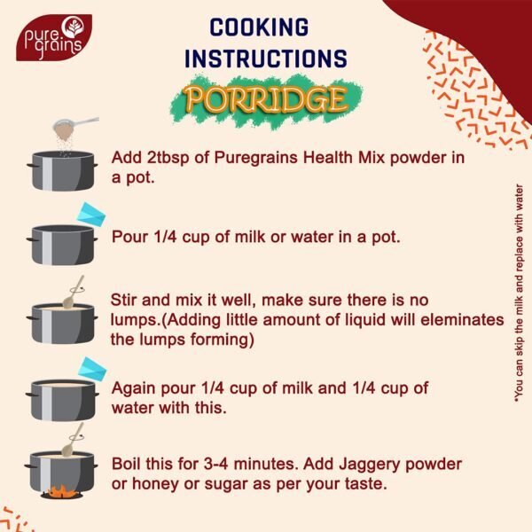 Puregrains Multigrain Health mix powder - Image 4