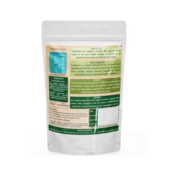 Natural Sugarcane Jaggery Powder - Image 2